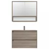 Mobilier complet de baie Porto 80 in culoarea ulmului Rauna