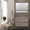 Mobilier complet de baie Porto 80 in culoarea ulmului Rauna