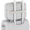 Valiza mica de mana Travelux Voyager cu acoperis rigid 30x16x24 cm gri