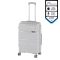 Valiza medie Travelux Voyager cu hardtop 42x65x24 cm gri