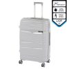 Valiza mare Travelux Voyager cu hardtop 50x78x30 cm gri