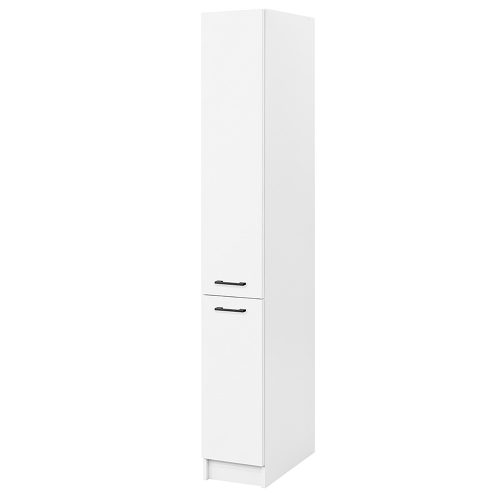 Practică 30 dulap debara 2 uși, alb-alb