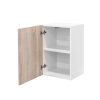 Praktik 40 unitate de perete cu 1 ușă, stejar alb-sona