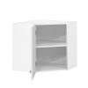 Praktik 60 dulap de colț superior 1 ușă, alb-alb