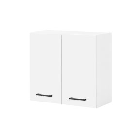 Praktik 60 unitate de perete cu 2 uși, alb-alb