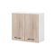 Practică 60 dulap superior 2 uși, stejar alb-sonoma