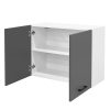Praktik 80 dulap superior 2 uși, alb-antracit