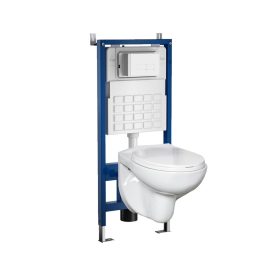 Set rezervor WC montat pe perete Roya Doris 21W