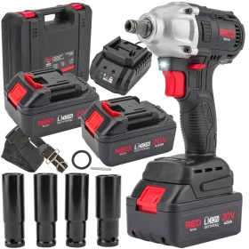 surubelnita cu impact RED TECHNIC RTAKU0026 20V 4Ah 380Nm