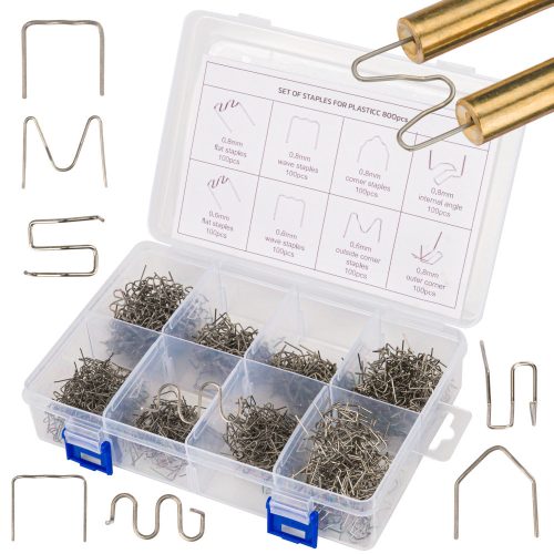 Set de sârmă pentru aparat de sudură plastic 8 Tip 800pcs + Caz RTZZP0087