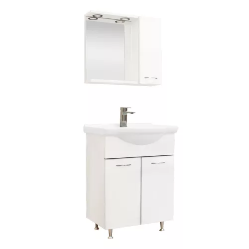 Mobilier complet de baie Ruben 65 alb