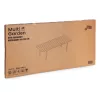 Masă de grădină extensibilă 180-240 cm pentru 12 persoane, gri