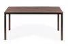 Masă de grădină cu 6 locuri 156x78 cm polywood maro