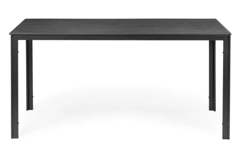 Masă de grădină cu 6 locuri 156x78 cm polywood gri
