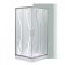 Cabina de dus patrata Spirit BAMBOO 80x80, cu cadita de dus acrilica armata
