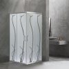 Cabina de dus patrata Spirit BAMBOO 80x80, fara cadita de dus