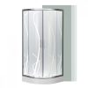 Cabina de dus curbata Spirit BAMBOO 90x90x194 cm, cu cadita de dus din acril armat