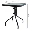 Masă de grădină pătrată de 60 cm