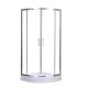 Cabina de dus curbata Spirit Clear 80x80x194 cm cu cadita de dus
