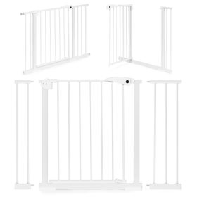   Șină de siguranță 74-105 cm pentru scări și uși oțel alb