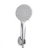 Duș de mână Lili cu 5 funcții și suport pentru furtun crom