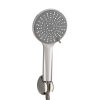 Duș de mână Lili cu 5 funcții și suport pentru furtun gri