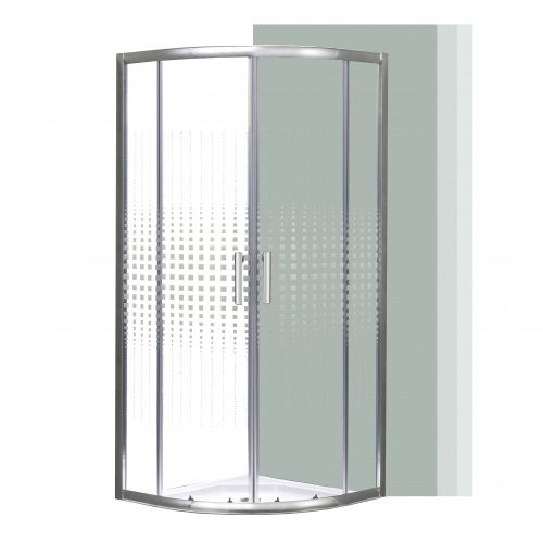 Cabina de dus Spirit Matrix curbata de calitate 80x80x180 cm