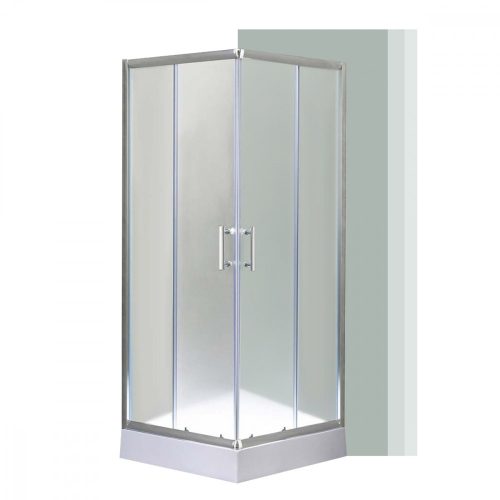 Cabina de dus patrata Spirit Matt 90x90x194 cm cu cadita de dus acrilica armata