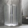 Cabina de dus curbata Spirit Matt 90x90x180 cm, fara cadita de dus
