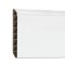 Bordura de podea din vinil SPC Alb-zapada 2400x100x12 mm