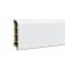 Bordura de podea din vinil SPC Alb-zapada 2400x60x12 mm