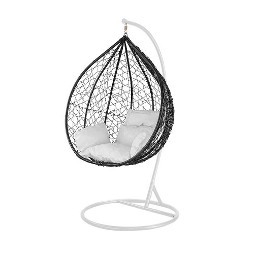 Scaun hamac Havana alb-negru