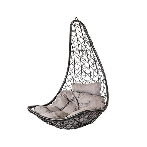 Scaun suspendat de gradina Natal Easy negru