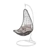 Natal grădină hamac scaun negru și alb