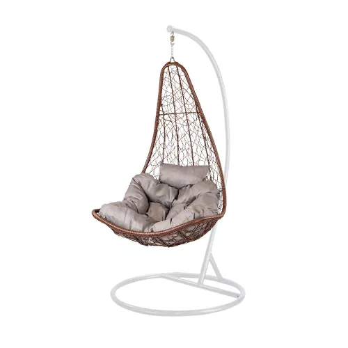 Natal grădină hamac maro-alb