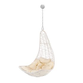 Natal Easy grădină hamac scaun cu kit de fixare alb