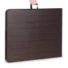 Masă pliabilă de grădină pentru banchete de catering 180 cm, maro