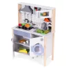 Bucătărie de jucărie din lemn cu sunete cuptor mașină de spălat accesorii de bucătărie condus