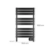 Uscător electric de prosoape radiator 450W