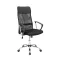 Scaun rotativ ergonomic de birou Fit, negru
