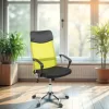 Scaun rotativ ergonomic de birou Fit, verde