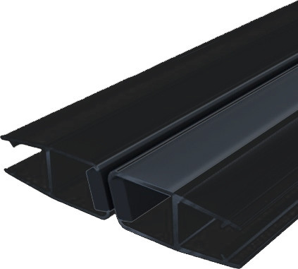 incuietoare magnetica neagra UMAG 4 pentru usile de dus Kerra