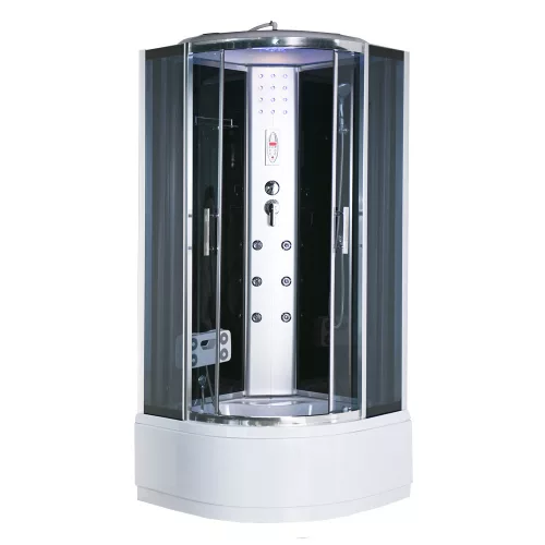 Cabina de dus cu hidromasaj Vital, dimensiune 80x80 cm