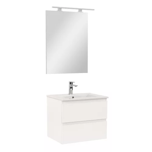 Mobilier complet de baie Vario Forte 60 alb-alb