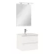Mobilier complet de baie Vario Forte 60 alb-alb