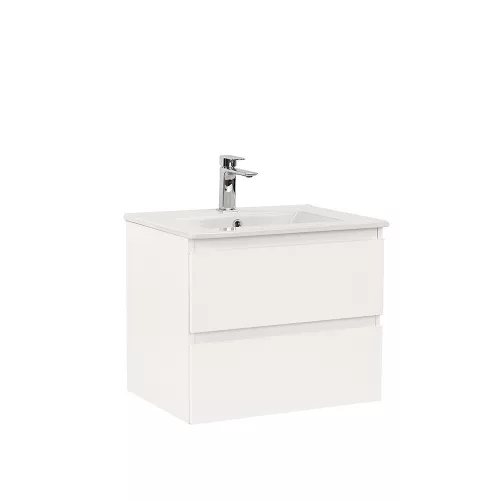 Dulap inferior Vario Forte 60 cu lavoar alb-alb