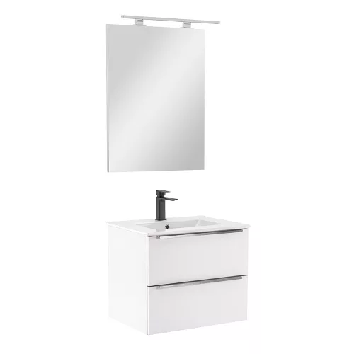 Mobilier complet de baie Vario Trim 60 alb-alb