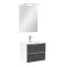 Mobilier complet de baie Vario Trim 60 alb-antracit
