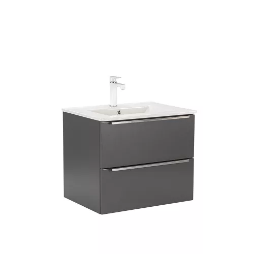 Dulap inferior Vario Trim 60 cu lavoar antracit-antracit