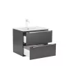 Dulap inferior Vario Trim 60 cu lavoar antracit-antracit